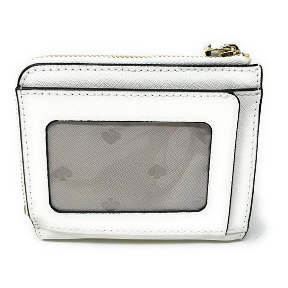 Kate Spade Reiley Raffia Small L-Zip Bifold Wallet - Picture 2 of 5